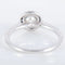 Bague 52 Bague solitaire en or blanc 750 avec diamants 0,40 ct 58 Facettes