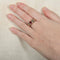Bague 54 Bague rubis et diamants en or jaune 750 58 Facettes 8392