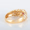 Bague 54 Bague rubis et diamants en or jaune 750 58 Facettes 8392