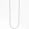 Collier Sautoir en platine avec diamants 58 Facettes