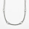 Collier Sautoir en platine avec diamants 58 Facettes