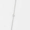 Collier Sautoir en platine avec diamants 58 Facettes