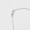 Collier Pendentif sur chaîne en or blanc avec saphir et diamants 58 Facettes