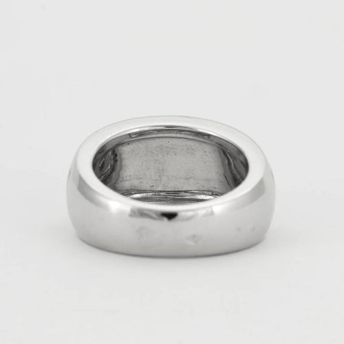 Bague 53 Bague en or blanc 750 sertie de nacre 58 Facettes