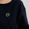 Broche Broche ronde en or et platine avec diamants taille rose 58 Facettes