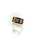 Bague 51 Bague Tank Art déco en or jaune 18K et diamants 58 Facettes M8645