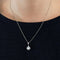 Pendentif Pendentif en platine à l’aigue-marine et diamants 58 Facettes