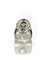 Bague 56 Bague marquise de créateur en or blanc 18k, saphirs, citrine et diamants 58 Facettes M8759