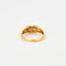 Bague 56 Bague demi-jonc en or 18k sertie de diamants 58 Facettes M8876