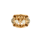 Bague 54 Bague rétro en or jaune 18k et diamants 58 Facettes M8775