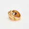 Bague 54 Bague rétro en or jaune 18k et diamants 58 Facettes M8775