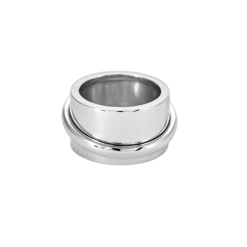 Bague 49 Dinh Van Ariane - Bague bandeau en or blanc 18k 58 Facettes M8826