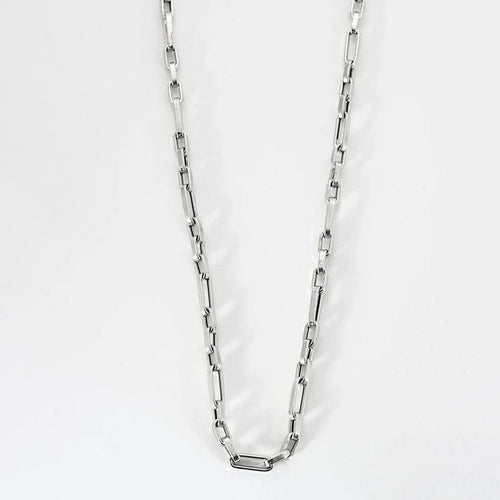 Collier Collier en or blanc 18k, maille alternée 1/3 58 Facettes M8845