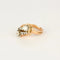 Bague 54 Bague Art déco asymétrique en or rose 18k et diamants 58 Facettes M8930