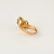 Bague 54 Bague Art déco asymétrique en or rose 18k et diamants 58 Facettes M8930