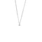 Collier La Brune et la Blonde Collection 360° - Collier en or blanc 18k et diamant 0,10 ct 58 Facettes M8927