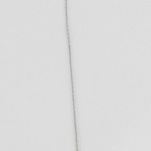 Collier La Brune et la Blonde Collection 360° - Collier en or blanc 18k et diamant 0,10 ct 58 Facettes M8927