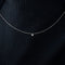 Collier La Brune et la Blonde 360° - Collier en or blanc 18k et diamant 0,15 ct 58 Facettes M8927