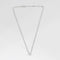 Collier La Brune et la Blonde 360° - Collier en or blanc 18k et diamant 0,15 ct 58 Facettes M8927
