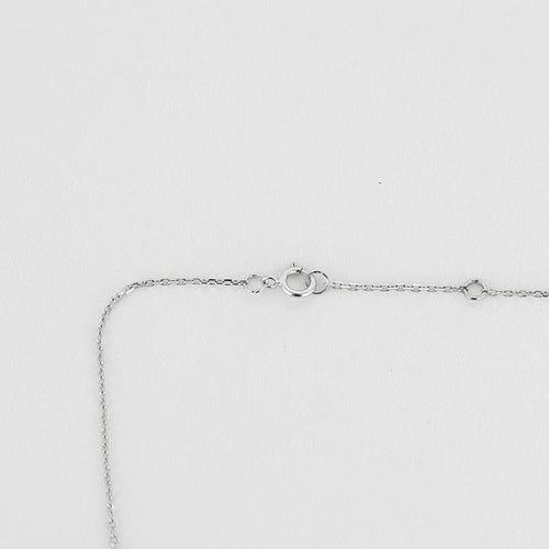 Collier La Brune et la Blonde 360° - Collier en or blanc 18k et diamant 0,15 ct 58 Facettes M8927