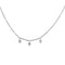 Collier La Brune et la Blonde 360° - Collier en or blanc 18k à 3 diamants 0,30 ct 58 Facettes M8927
