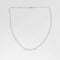 Collier La Brune et la Blonde 360° - Collier en or blanc 18k à 3 diamants 0,30 ct 58 Facettes M8927