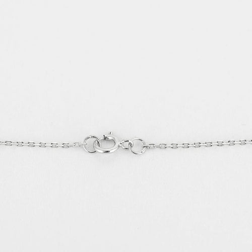 Collier La Brune et la Blonde 360° - Collier en or blanc 18k à 3 diamants 0,30 ct 58 Facettes M8927
