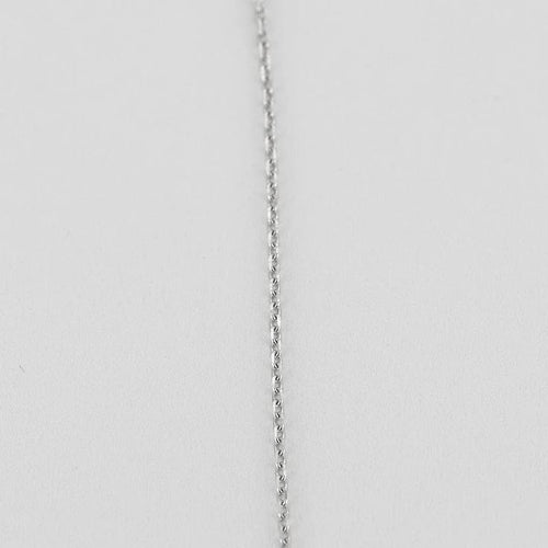 Collier La Brune et la Blonde 360° - Collier en or blanc 18k à 3 diamants 0,30 ct 58 Facettes M8927