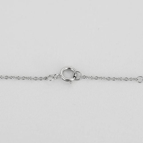 Collier La Brune et la Blonde 360° - Collier en or blanc 18k à 3 diamants 58 Facettes M8927