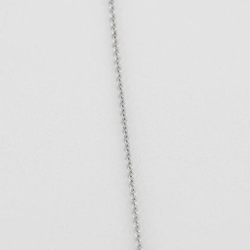 Collier La Brune et la Blonde 360° - Collier en or blanc 18k à 3 diamants 58 Facettes M8927