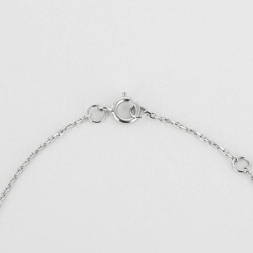 Collier La Brune et la Blonde 360° - Collier en or blanc 18K et diamant 58 Facettes M8927