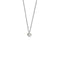 Collier La Brune et la Blonde Collection 360° - Collier en or blanc 18k diamant 0,20 ct 58 Facettes M8927