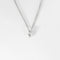 Collier La Brune et la Blonde Collection 360° - Collier en or blanc 18k diamant 0,20 ct 58 Facettes M8927