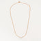 Collier La Brune et la Blonde 360° - Collier en or rose 18k avec diamant 0,10 ct 58 Facettes M8927