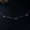 Collier La Brune et la Blonde Collection 360° - Collier en or blanc 18k et diamants 0,60 ct 58 Facettes M8927