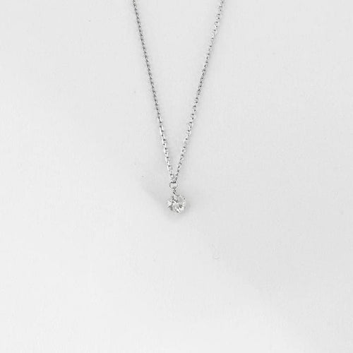 Collier La Brune et la Blonde Collection 360° - Collier en or blanc 18k et diamants 0,60 ct 58 Facettes M8927
