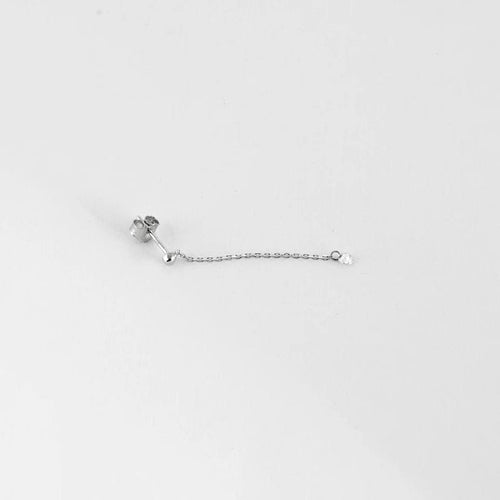 Boucles d'oreilles La Brune et La Blonde Collection 360° - Boucles d'oreilles pendantes en or blanc 18k et diamants 58 Facettes M8927