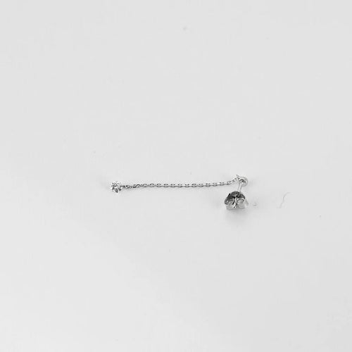 Boucles d'oreilles La Brune et La Blonde Collection 360° - Boucles d'oreilles pendantes en or blanc 18k et diamants 58 Facettes M8927