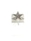 Bague 55 Bague étoile en or blanc 18k sertie de diamants 58 Facettes M9101