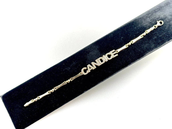 Bracelet Candice - Bracelet en or jaune 18k et diamants 58 Facettes M9192