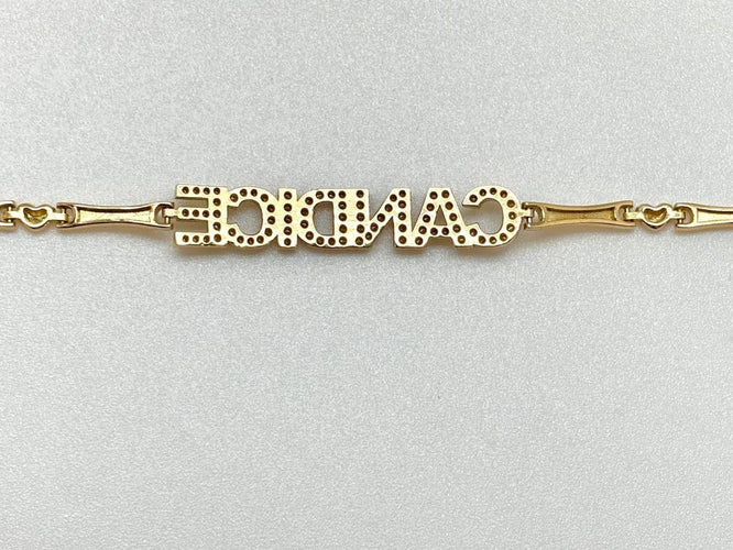 Bracelet Candice - Bracelet en or jaune 18k et diamants 58 Facettes M9192