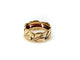 Bague 56 Buccellati - Bague motif feuilles de chêne en or jaune et or blanc 58 Facettes M9292