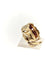 Bague 56 Buccellati - Bague motif feuilles de chêne en or jaune et or blanc 58 Facettes M9292
