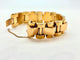 Bracelet Bracelet Tank en or jaune et or blanc 18k 58 Facettes M9274