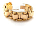 Bracelet Bracelet Tank en or jaune et or blanc 18k 58 Facettes M9274