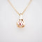 Collier Pendentif sur chaîne en or jaune 18 carats rubis et diamants 58 Facettes 351135