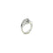 Bague 53 Bague Art déco coquillage en or blanc 18 carats et diamants 58 Facettes