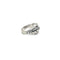 Bague 53 Bague Art déco coquillage en or blanc 18 carats et diamants 58 Facettes