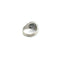 Bague 53 Bague Art déco coquillage en or blanc 18 carats et diamants 58 Facettes