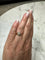 Bague 53 Bague rétro en or jaune 18 carats et diamant 58 Facettes